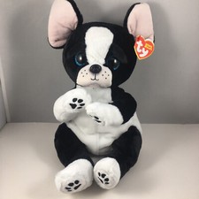 Ty Beanie Baby Bellies - TINK the Boston Terrier Dog (Buddy Medium Size 12 inch)