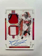 2020 Panini Impeccable Helmet and Nameplate 18/35 Ke'Shawn Vaughn Rookie Auto RC