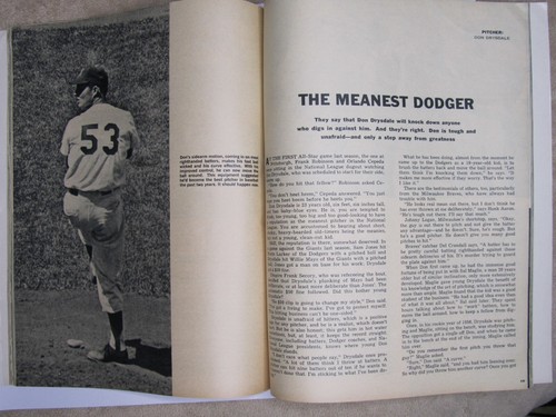 Vintage 1960 Baseball's Best Magazine Willie Mays Hank Aaron Ernie Banks more - Picture 6 of 7
