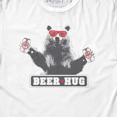BEER HUGS Funny Beer T-shirt Sizes S-XXL - Picture 1 of 6