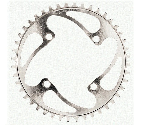 RENNEN 4 Bolt 104 44T Chainring (Polished) - Picture 2 of 2