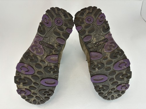 Merrell Beacon Womens Waterproof Purple Brown Hiking Outdoors Boots Shoes Sz 7.5 - Picture 4 of 11
