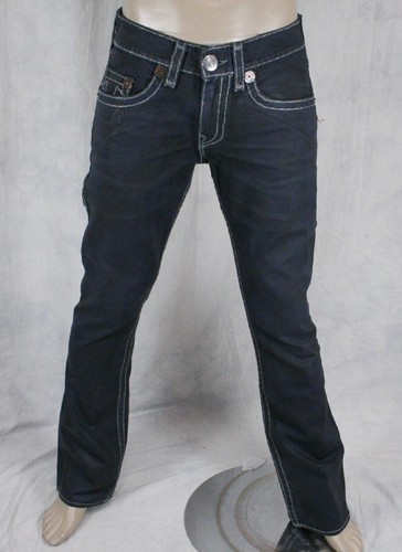 True Religion Jeans Mens Bobby Super T Coated stain resistant Charcoal 24900NBT2 - Picture 2 of 9
