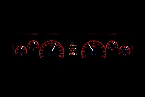 Dakota Digital 1977-90 Chevy Caprice Impala Analog Gauge Kit Black HDX-77C-CAP-K - Picture 11 of 12