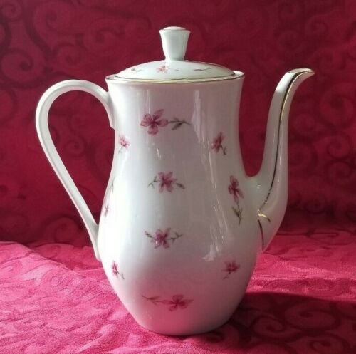 ANTIQUE BERLIN PORCELAIN LARGE COFFEE SET, COFFEE POT, CREAMER, & SUGAR DISH - Picture 2 of 12