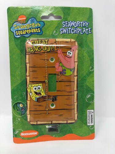 Nickelodeon SpongeBob Squarepants Seaworthy Light Switch Cover Plate HANG OUT