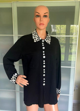 Vintage Escada Margaretha Lev 100 Wool Cardigan Sweater Jacket Sz 34 Small
