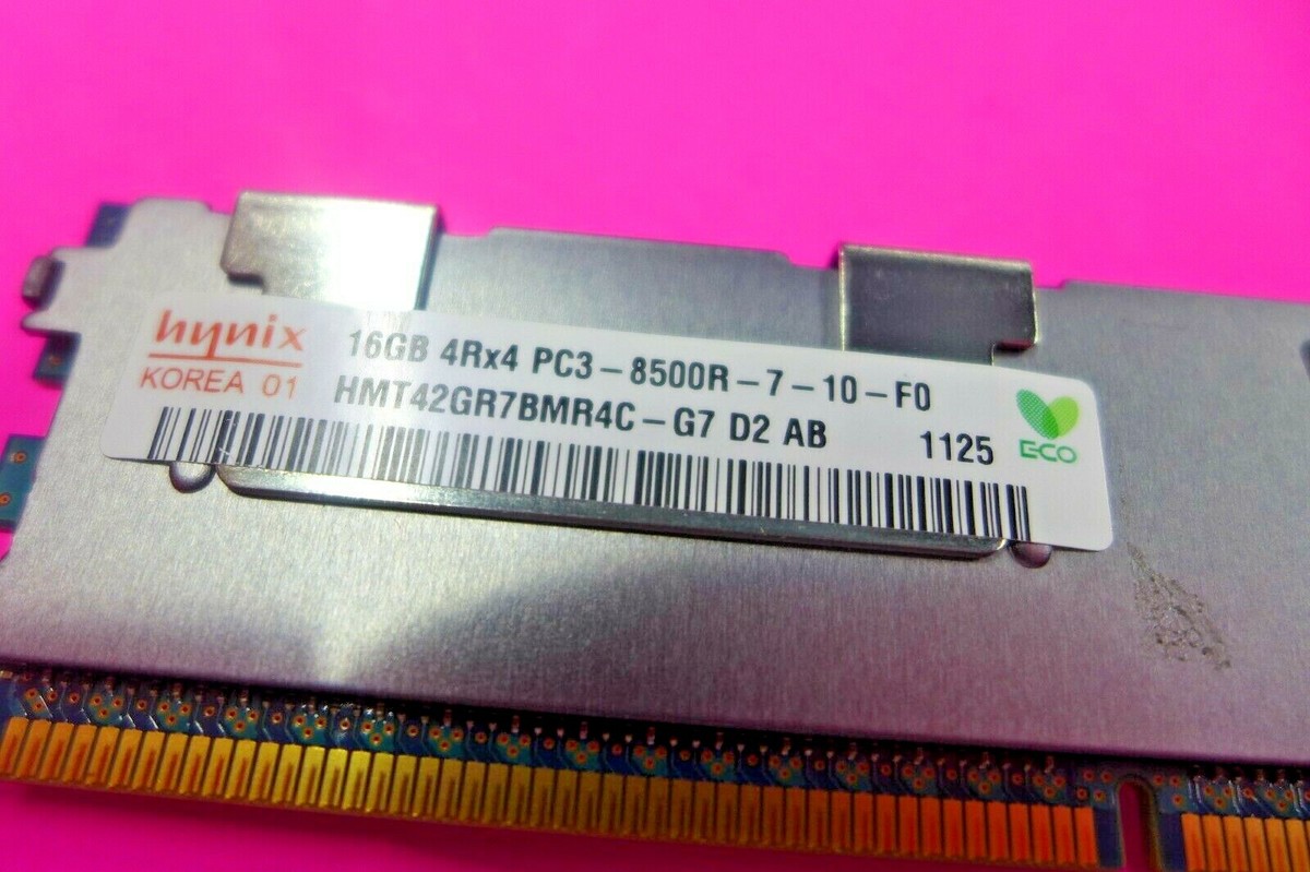 HMT42GR7BMR4C-G7 Hynix 16GB DDR3-1066 4Rx4 PC3-8500 ECC Reg