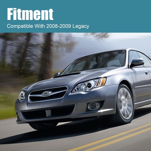Front Grill for 2008-2009 Subaru Legacy Dark gray and Chrome moulding - Picture 9 of 11