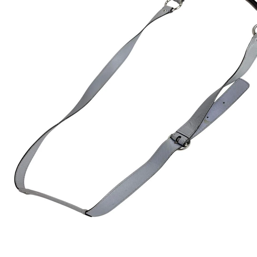 Borsa a tracolla Coach in pelle azzurro chiaro F16533 B10