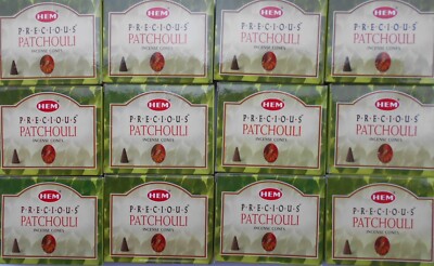 Räucherkegel RÄUCHERSTÄBCHEN Marke HEM 12 x10 Stück precious PATCHOULI