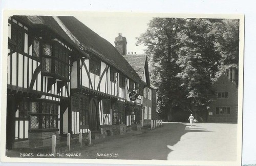 Postcard Chilham Square RP Chartham Canterbury