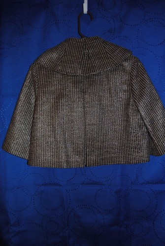 Women's BADGLEY MISCHKA Multi Color Woven Cropped Blazer Size 10 - Picture 4 of 5