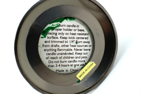 Candle Holder Votive Nativity Silver Metal with Green Glass Insert Christmas - Picture 8 of 8