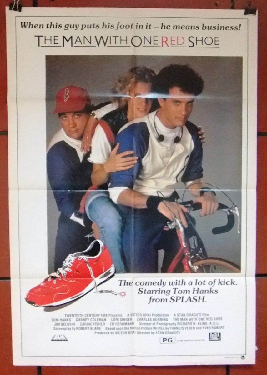 THE MAN WITH ONE RED SHOE (Tom Hanks) 40x27 M.A.P.S