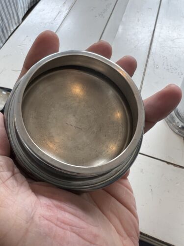 Rare Art Deco Hammered Chrome Cocktail Shaker w/Recipe Lid 9.5”tall - Picture 14 of 15