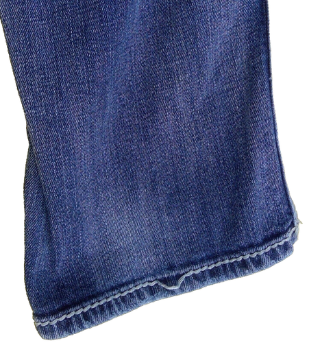 Silver womens jeans Suki Flap blue cotton stretch embroidered rhinestone size 26 - Picture 11 of 11