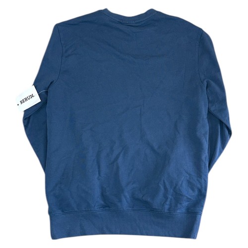 Timberland Sweatshirt Crew Neck Regular Fit Y2K Blue Jumper Mens Medium - Picture 5 of 7