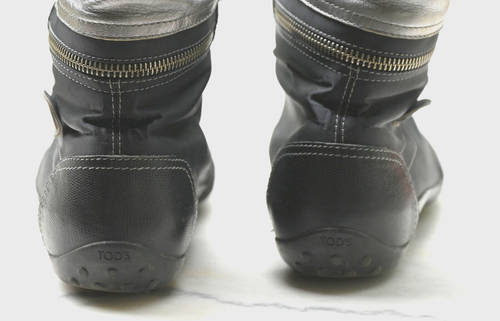 Tod's Damen Sneaker Schuh Stiefel Stiefelette Gr. 39,5 schwarz, silber - Bild 5 von 8