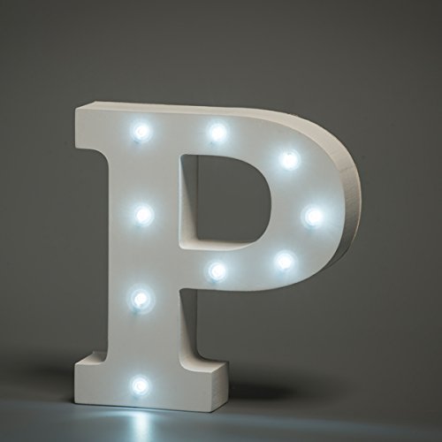 6 Inch Wooden Light Up Sign LED Marquee Letter Alphabet Light Sign Wedding Party - Picture 25 of 38