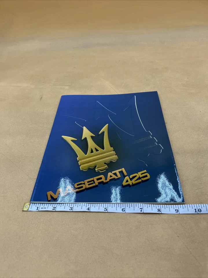 1980S MASERATI 425 SALES BROCHURE CATALOG BOOK - Image 2 of 4