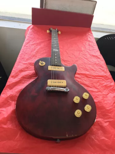 ACE SIGNED Gibson LES Paul Electric Guitar 2014 Faded Cherry 120th An. JSA LOA