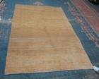 Fine Hand Knotted Wool Nomad Gabbeh Rug Runner 3'11 x 6'0 Modern Art Deco