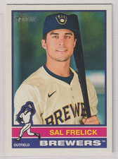 2025 Topps Heritage #427 Sal Frelick SP - Milwaukee Brewers - 756🔥⚾🔥