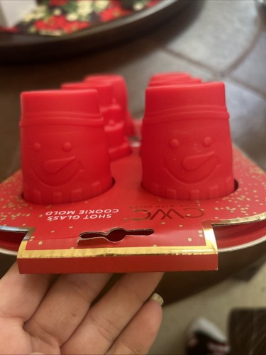 Cook With Color Red Silicone Shot Glass Mold New (ice, chocolate, cookie) - Picture 8 of 9