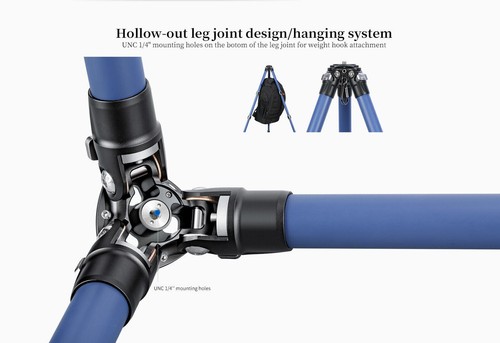Leofoto LP-324C Blue Poseidon Sea Tripod | Anti-Corrosion - Picture 4 of 14