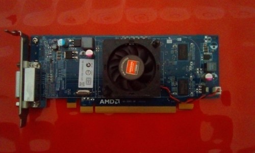 AMD Radeon 5450 low profile graphics card 512mb pcie dms-59 dual display