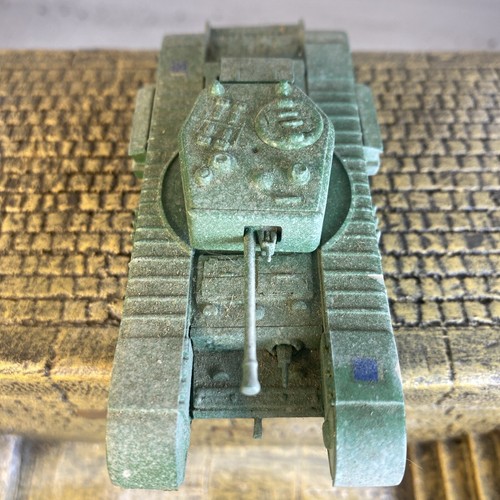 Gebauter britischer Churchill Krokodil Flammenwerfer TANK verwitterte Farbe 4x1,5 Zoll - Bild 3 von 22
