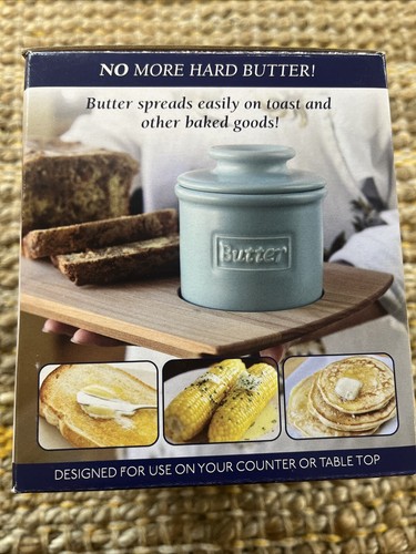 The Original Butter Bell Crock - Emerald Green - Enjoy Spreadable Butter - Picture 11 of 12