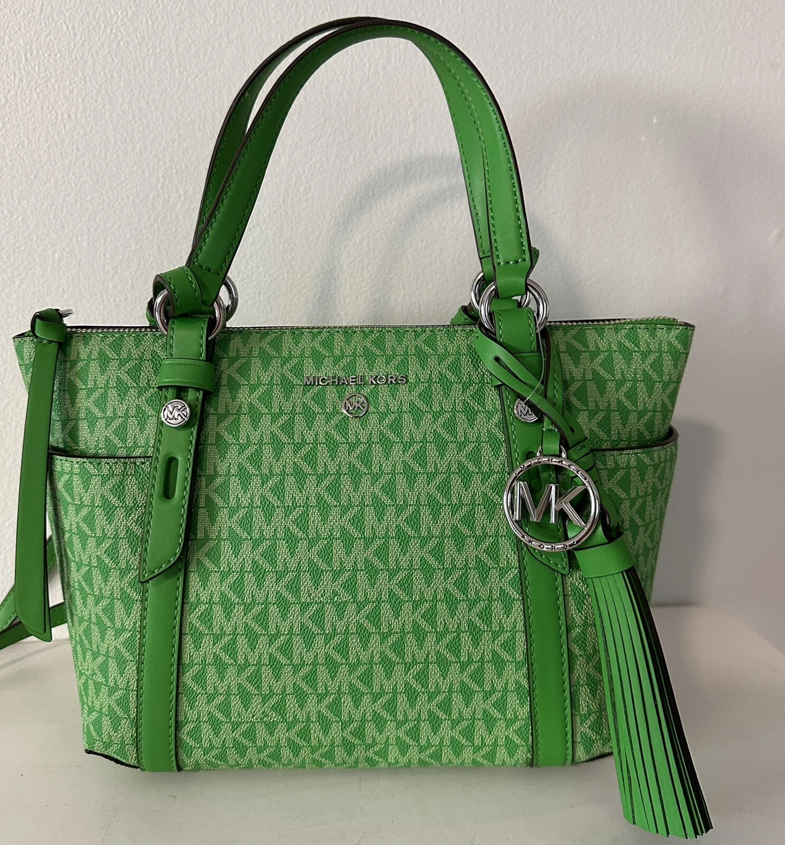 MICHAEL Michael Kors Sullivan Small Top-zip Tote Bag in Green