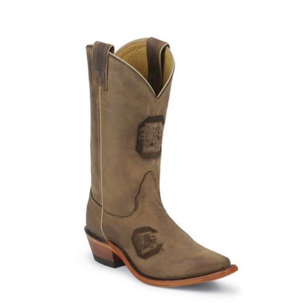 Nocona LDSC11 Womens South Carolina Brown Cowhide Branded College Boots Nocona LDSC11 Womens South Carolina Brown Cowhide Branded College Boots