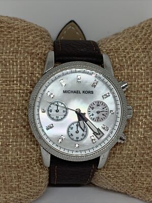 Michael Kors MK5020 womens quartz watch Michael Kors MK5020 Silver Stainless Steel Chronograph  main image 3