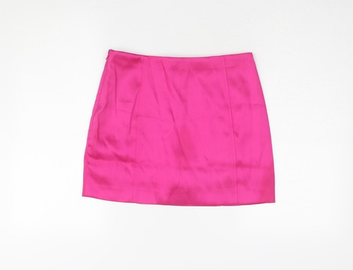 Kurzer Bleistiftrock Damen rosa Größe 10 - Bild 2 von 12