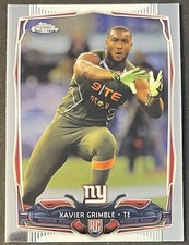Xavier Grimble 2014 Topps Chrome #156  Rookie  RC New York Giants