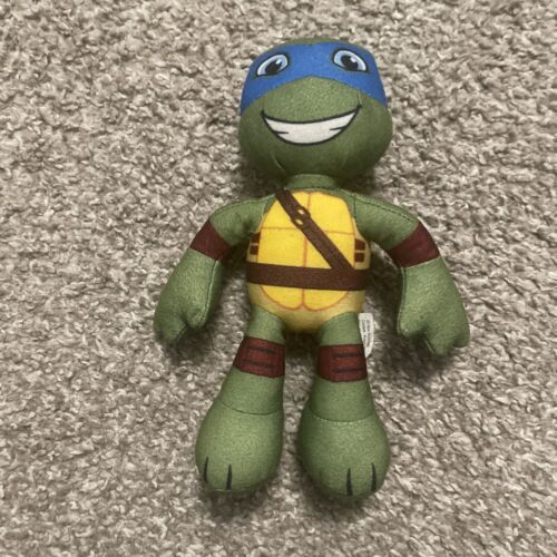 TMNT Plush Leonardo Mikey 8" Teenage Mutant Ninja Turtles Viacom Playmates 2014 - Picture 2 of 5