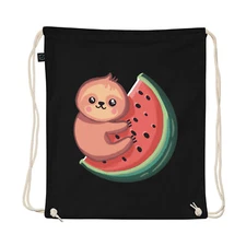 Organic cotton drawstring bag