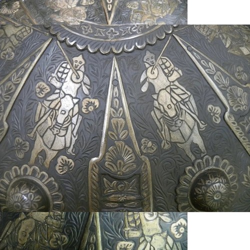 ARMOUR EUROPEAN  SHIELD 12 WARRIOR ON HORSE ARMOUR FIGS  8 ORG DAGGER INSERTERED - Picture 7 of 15