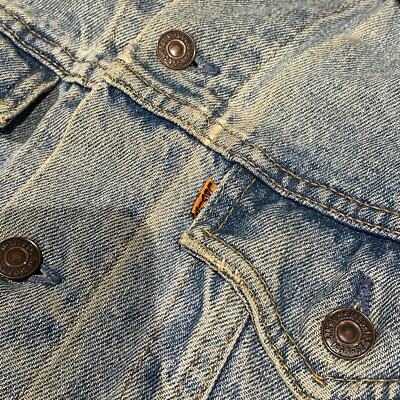 Levi’s 90s 3rd Denim Jacket Orange Tab 90s ORANGE TAB LEVIS TYPE 3 DENIM JACKET | eBay