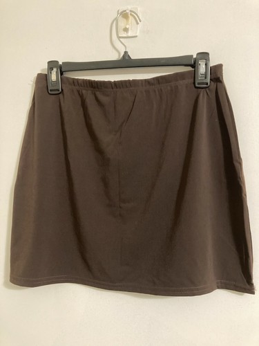Vintage Jordan Taylor Women’s Skirt Large Brown Beachwear Short Beach #1729 - Picture 3 of 5