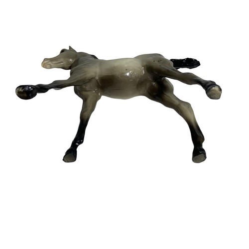Vintage Breyer Pferd #39 Familie Araber Fohlen grau Appaloosa glänzend Variante - Bild 9 von 12