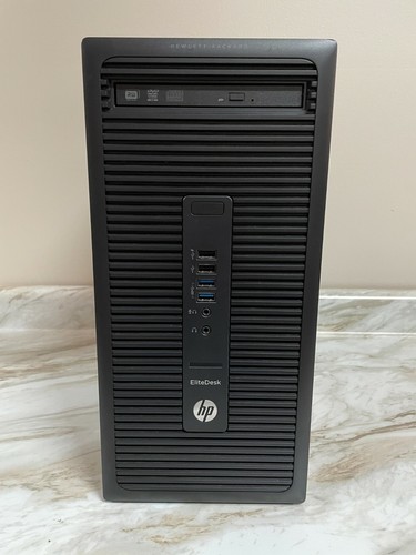 HP ELITEDESK 705 G1 PC AMD A6 PRO-7400B 3.50GHZ 8GB RAM 256GB SSD + 1TB W10P - Picture 3 of 10