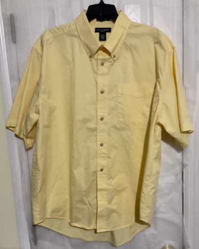 Ivey Crew Classics Men’s Button Down Short Sleeve Shirt Size XL - Preowned GC - Picture 1 of 4
