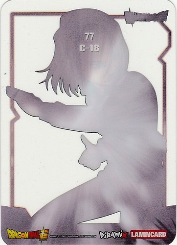 Lamincards Dragon Ball S Platinum FX C-18 N 77 - Foto 2 di 4