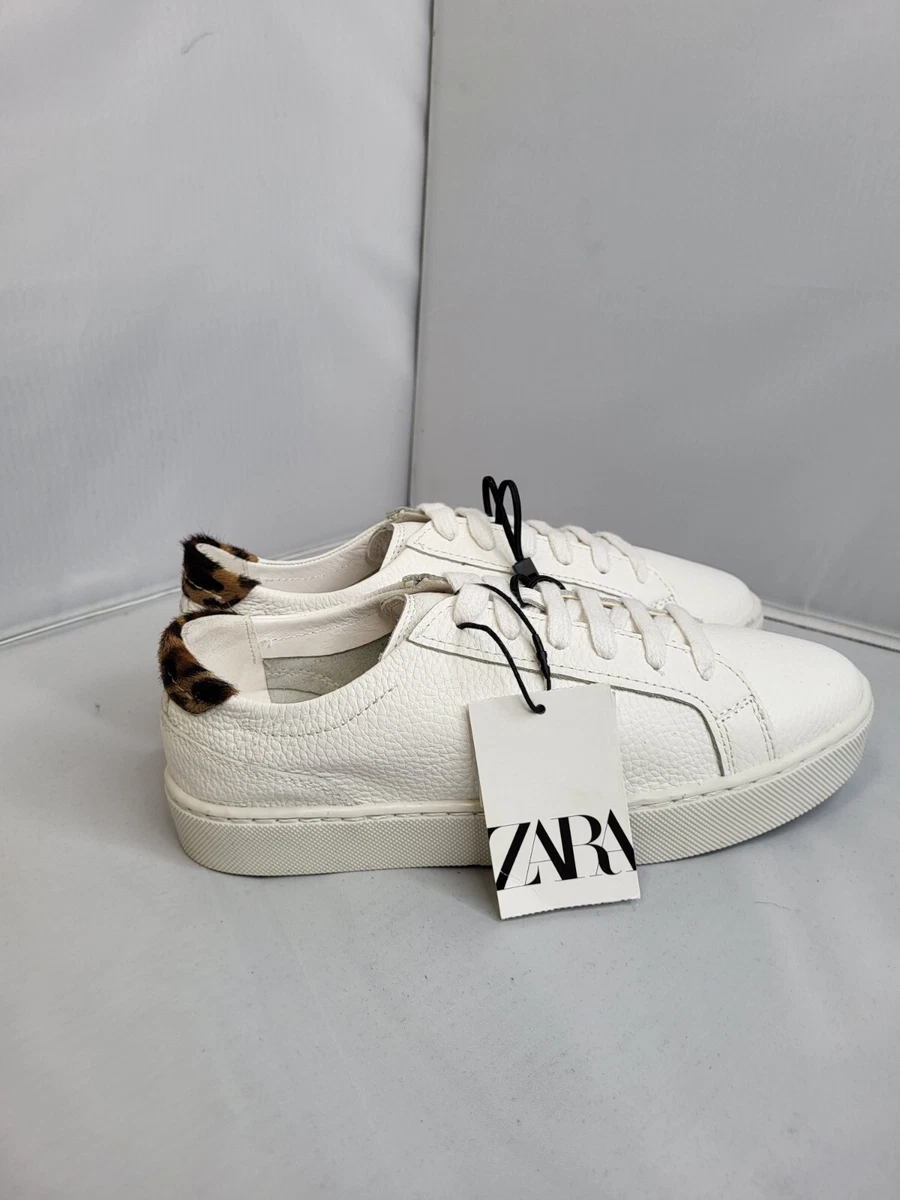 White printed hotsell sneakers
