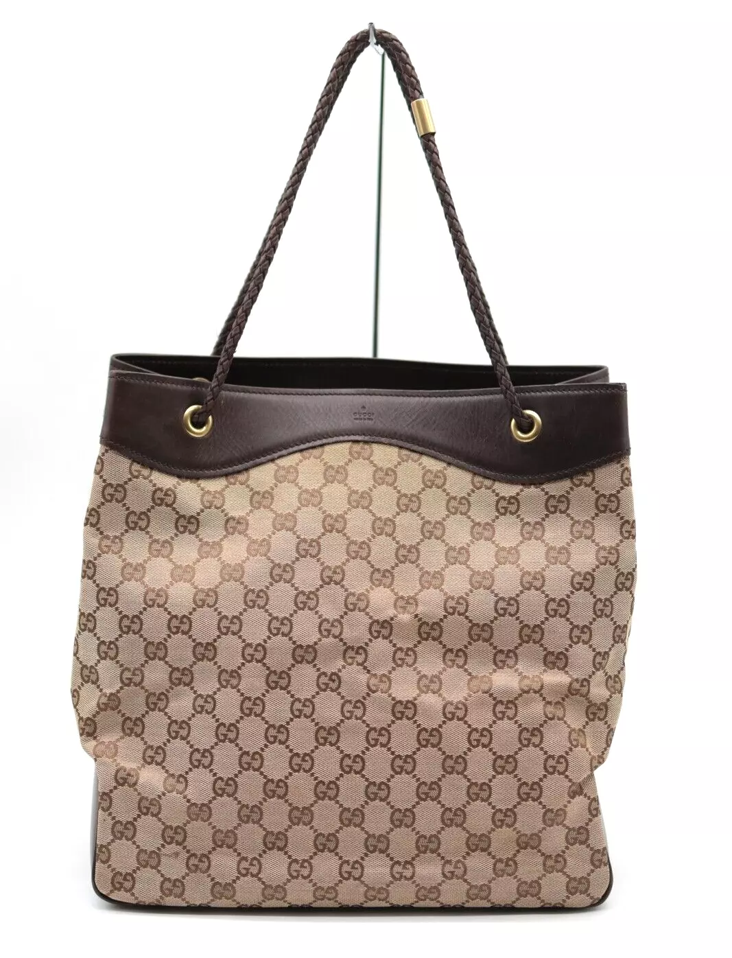 Sac fourre tout GUCCI toile GG Supreme beige authentique