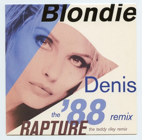 Blondie/Denis (the '88 Remix) + 1 (UK/45 RPM 7" Vinyl) - Imagen 1 de 3
